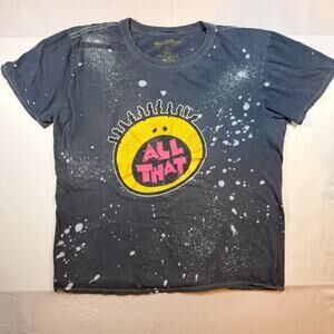 Nickelodeon All That Splatter Graphic T-Shirt Size Large